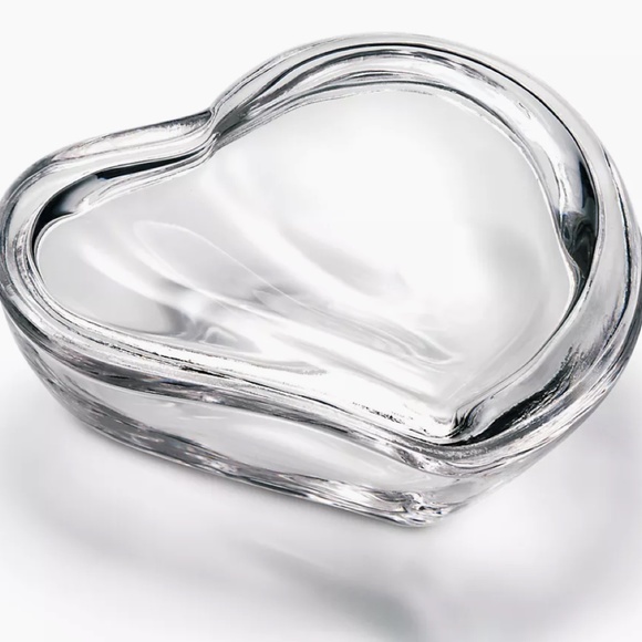 Tiffany & Co. Elsa Peretti Crystal Heart Box - Picture 1 of 3